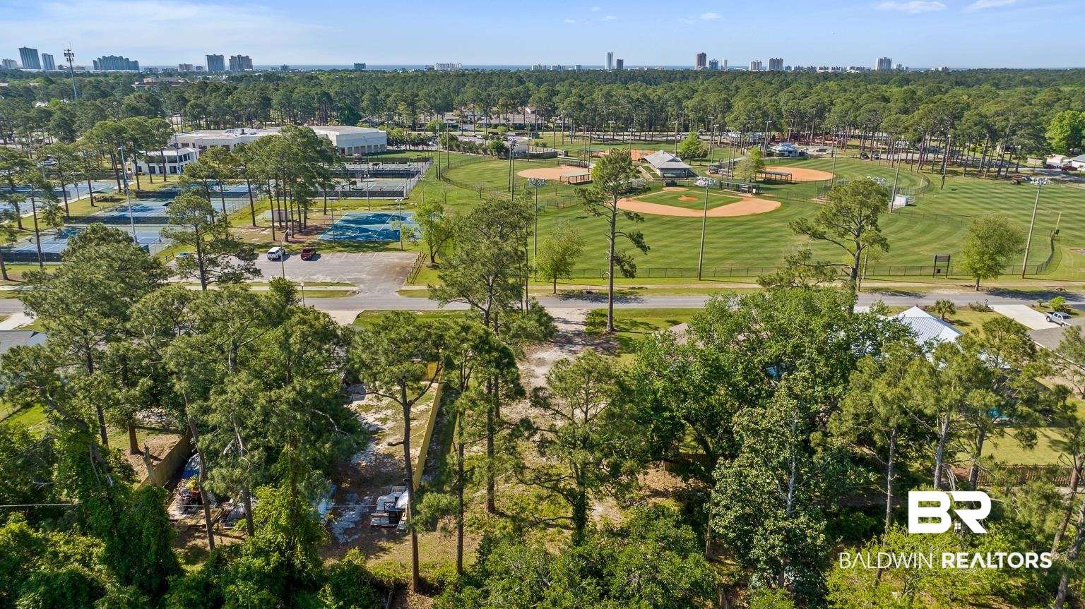 348 West 22nd Avenue Gulf Shores, AL 36542 - Photo 11 of 13 Aerial view featuring a view of city