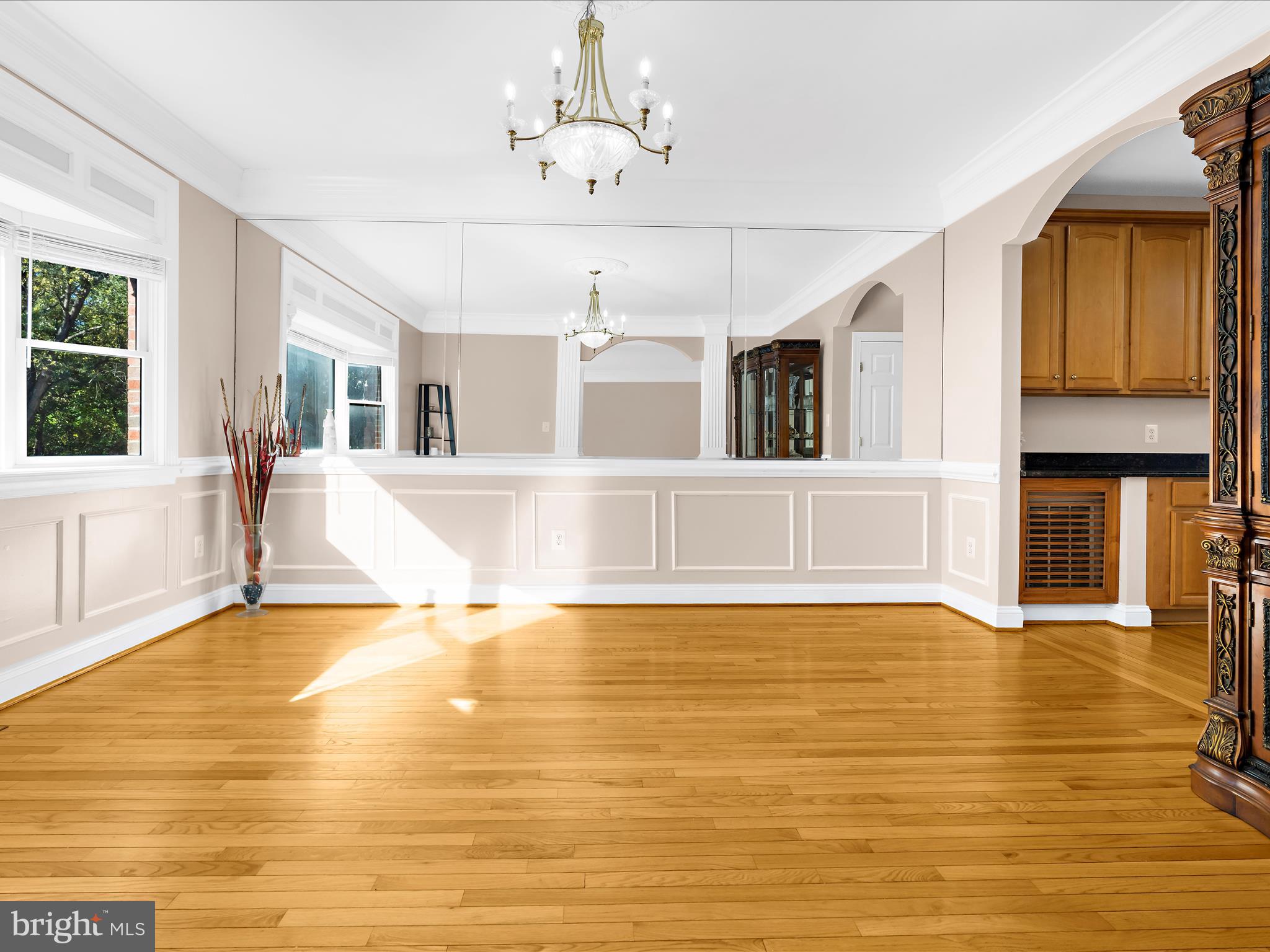 15533 Thompson Road Silver Spring, MD 20905 - Photo 15 of 76 a view of a living room with kitchen island furniture and a kitchen view