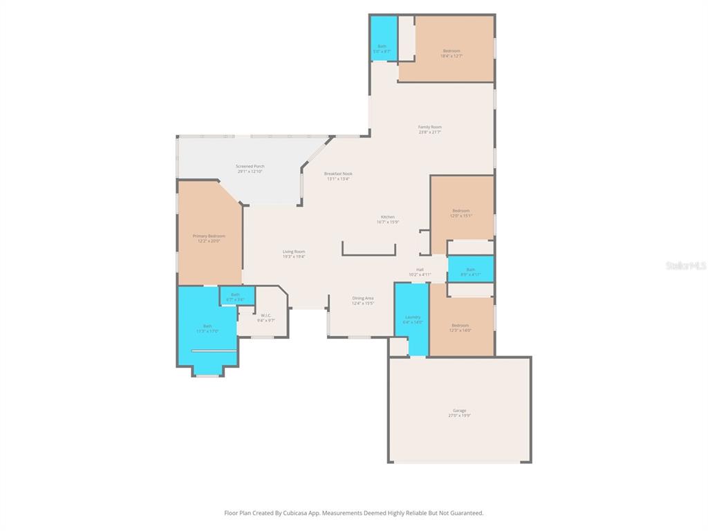 18166 Ramsey Road Weeki Wachee, FL 34614 - Photo 3 of 57 an aerial view of a kitchen
