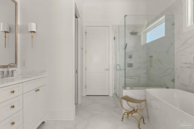 a bathroom with a sink toilet and a bathtub