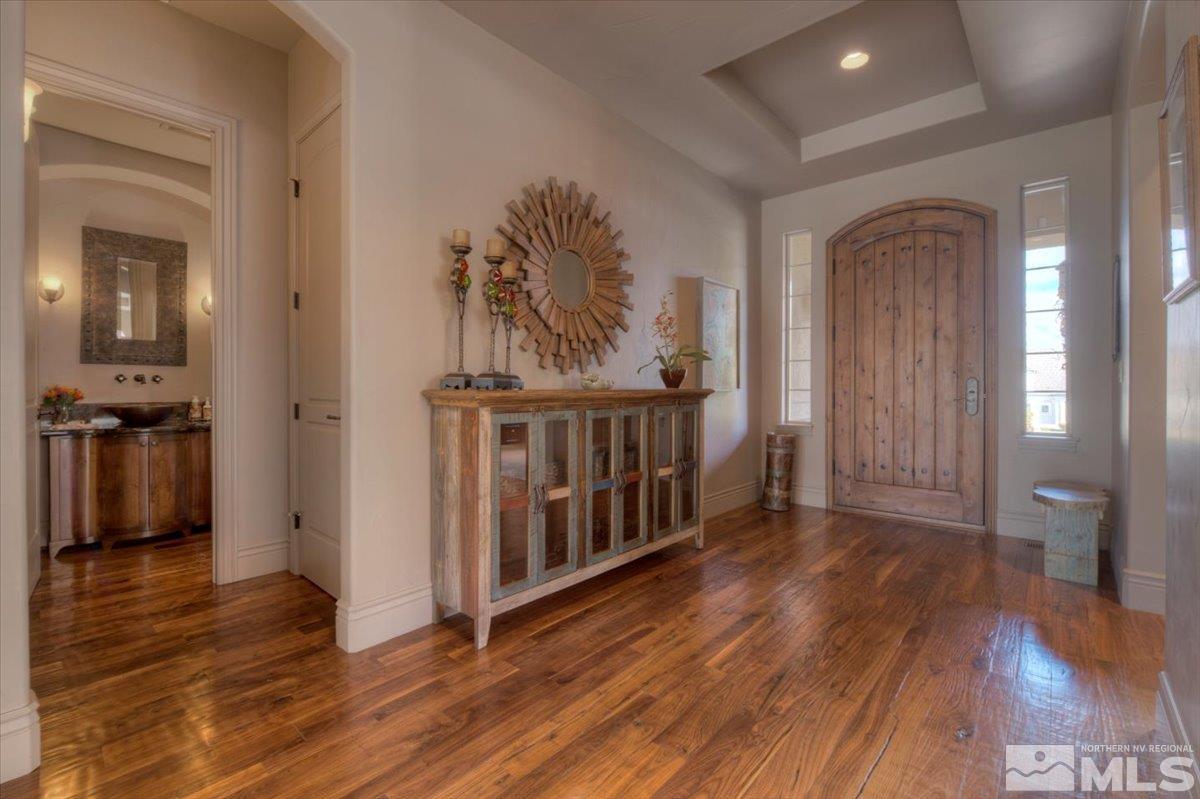 1318 Wolf Run Road Reno, NV 89511 - Photo 3 of 37 a view of entryway with wooden floor