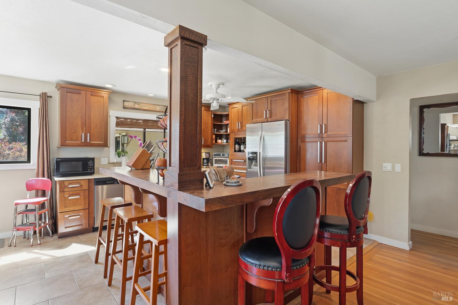 2260 Old River Road Ukiah, CA 95482 - Photo 15 of 29 a view of a dining room with furniture and chandelier