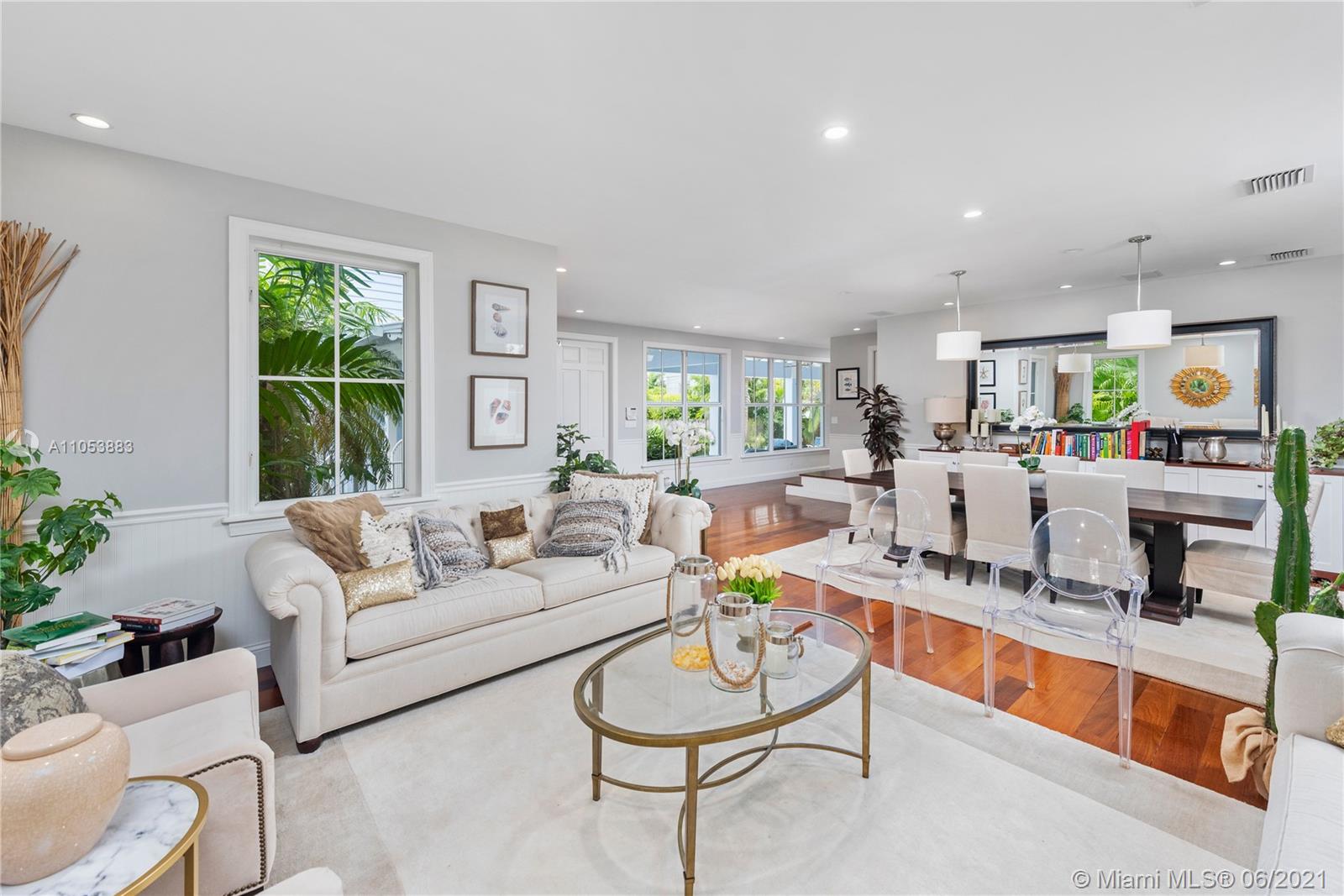 280 Woodcrest Road Key Biscayne, FL 33149 - Photo 5 of 41 a living room with furniture and a large window