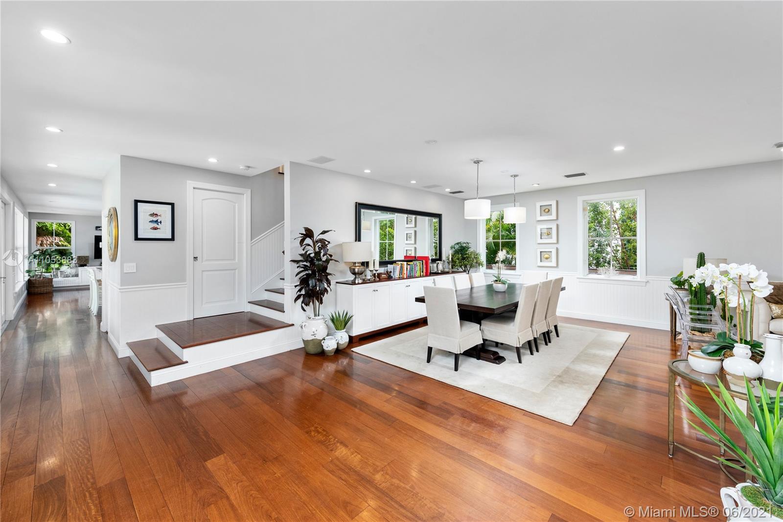280 Woodcrest Road Key Biscayne, FL 33149 - Photo 8 of 41 a living room with furniture hard wood floor and a table