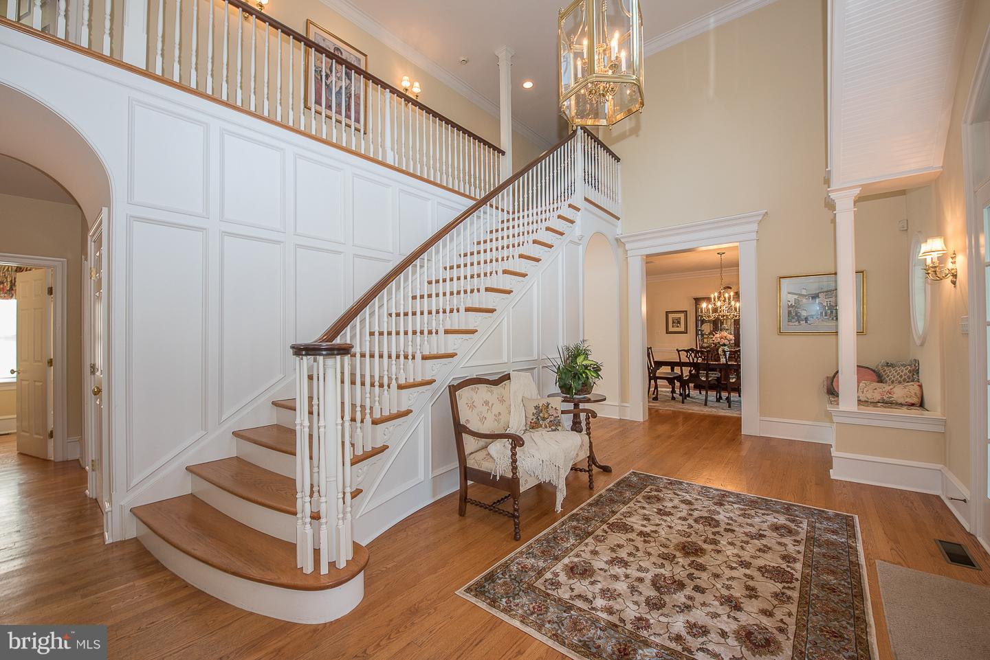 6 Rapps Run Drive Malvern, PA 19355 - Photo 34 of 91 Mahogany Handrail and Solid Wood Panels