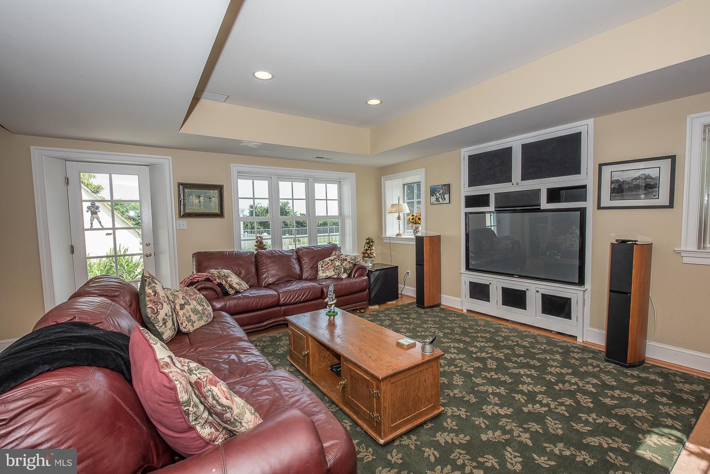 6 Rapps Run Drive Malvern, PA 19355 - Photo 69 of 91 Lower Level TV Area w/ walk-out to Pool