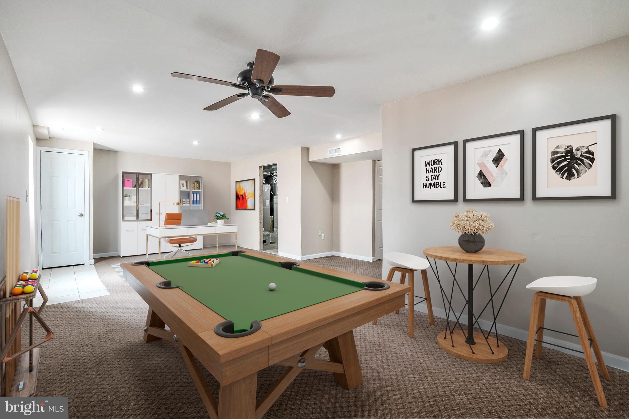 1617 Cape May Road Baltimore, MD 21221 - Photo 35 of 37 a room with furniture pool table and window