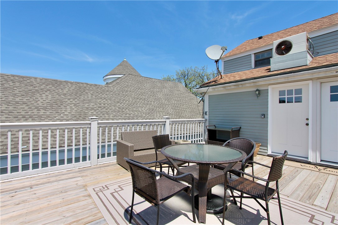 411 Thames Street, Unit 2 Newport, RI 02840 - Photo 3 of 16 Shared deck with waterviews