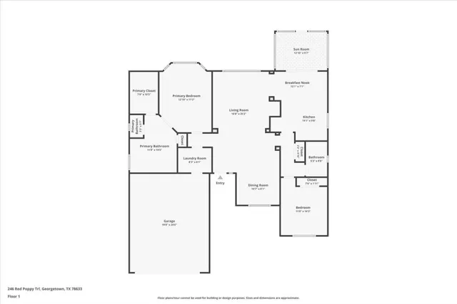 $345,000 | 246 Red Poppy Trail, Georgetown, TX 78633