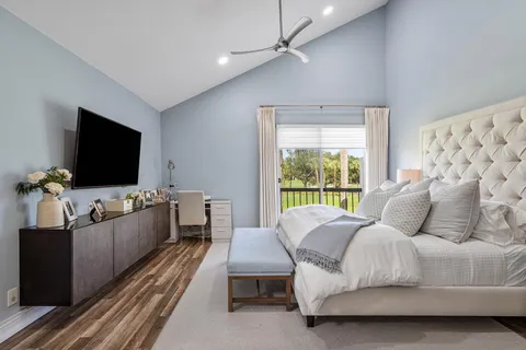 a white bath tub sitting in a bathroom