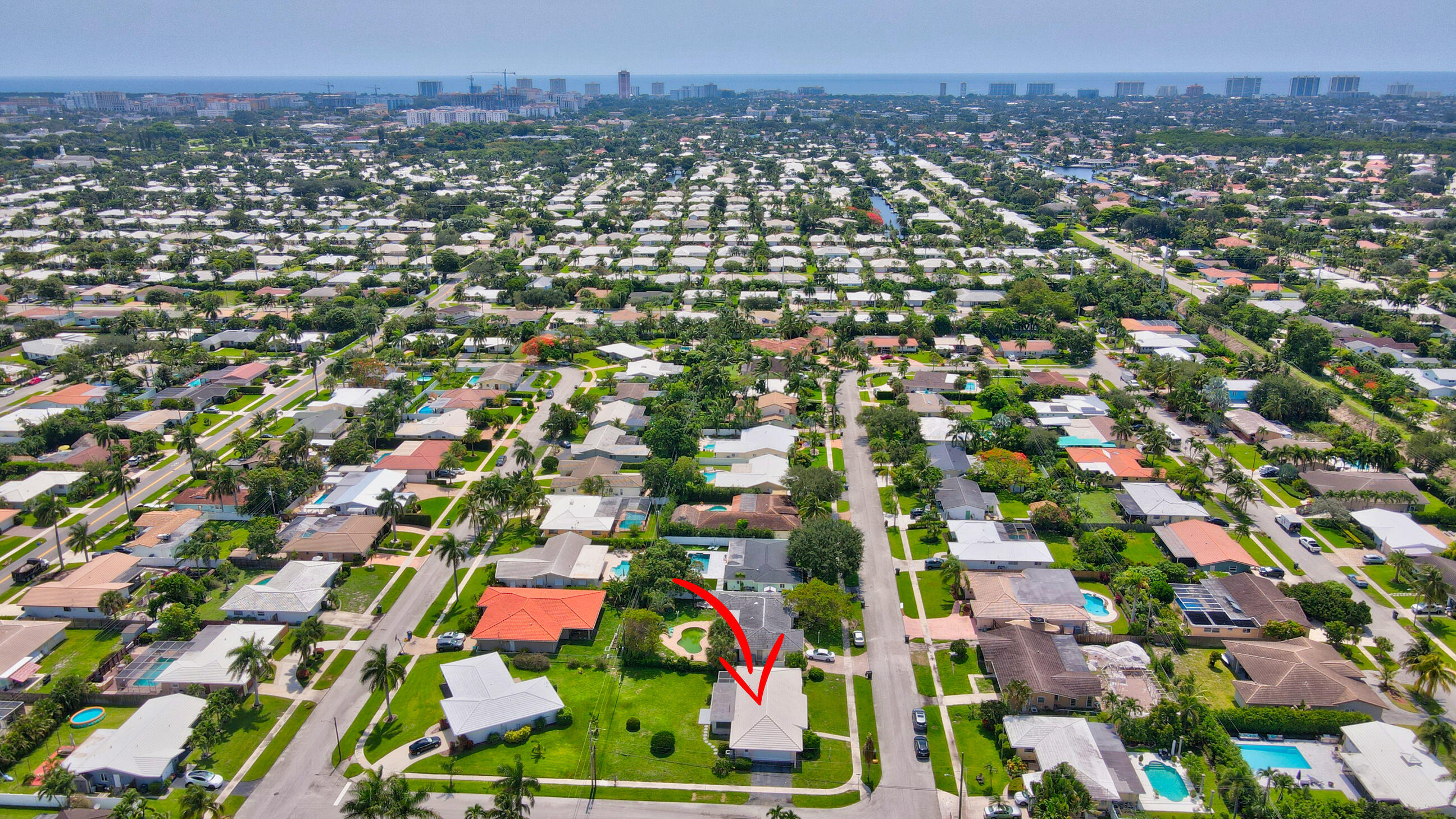 1099 Southwest 13th Place Boca Raton, FL 33486 - Photo 36 of 45 an aerial view of multiple house