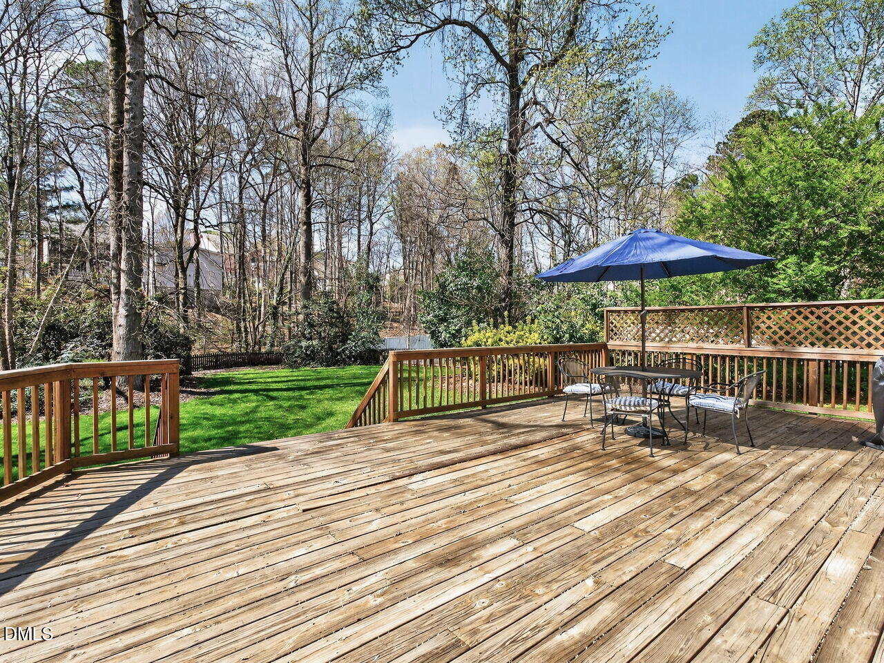 1917 Hamrick Drive Raleigh, NC 27615 - Photo 20 of 23 a view of a deck with a patio