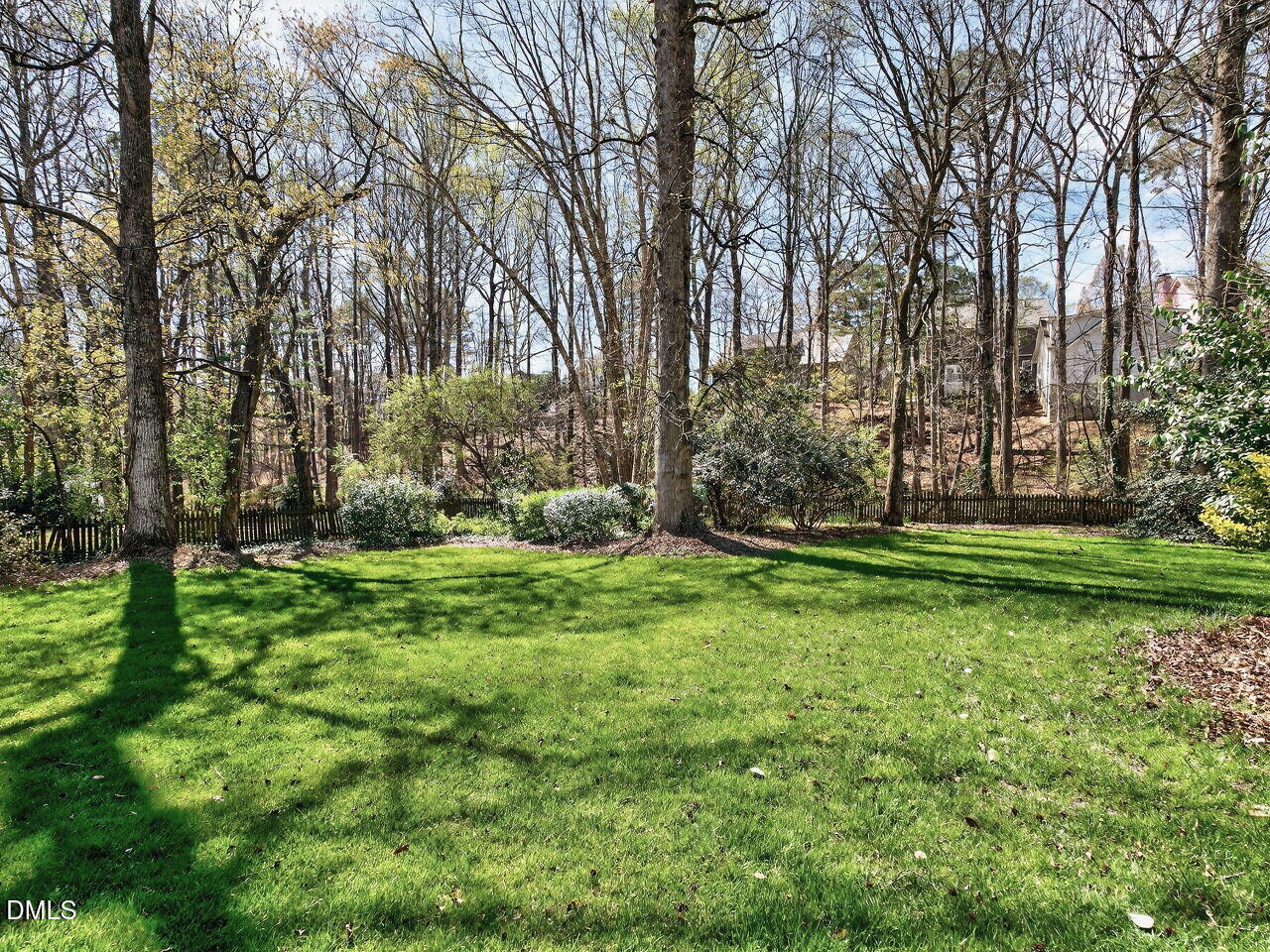 1917 Hamrick Drive Raleigh, NC 27615 - Photo 22 of 23 a view of a backyard with large trees