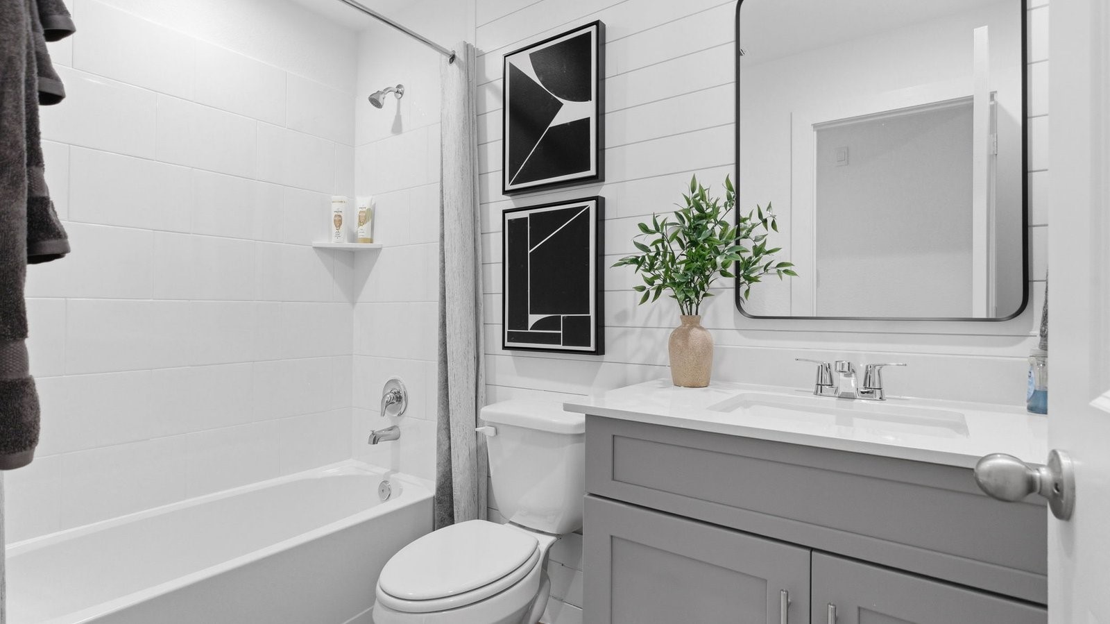 3229 Bolt Rope Drive Texas City, TX 77510 - Photo 17 of 20 a bathroom with a sink a toilet and shower
