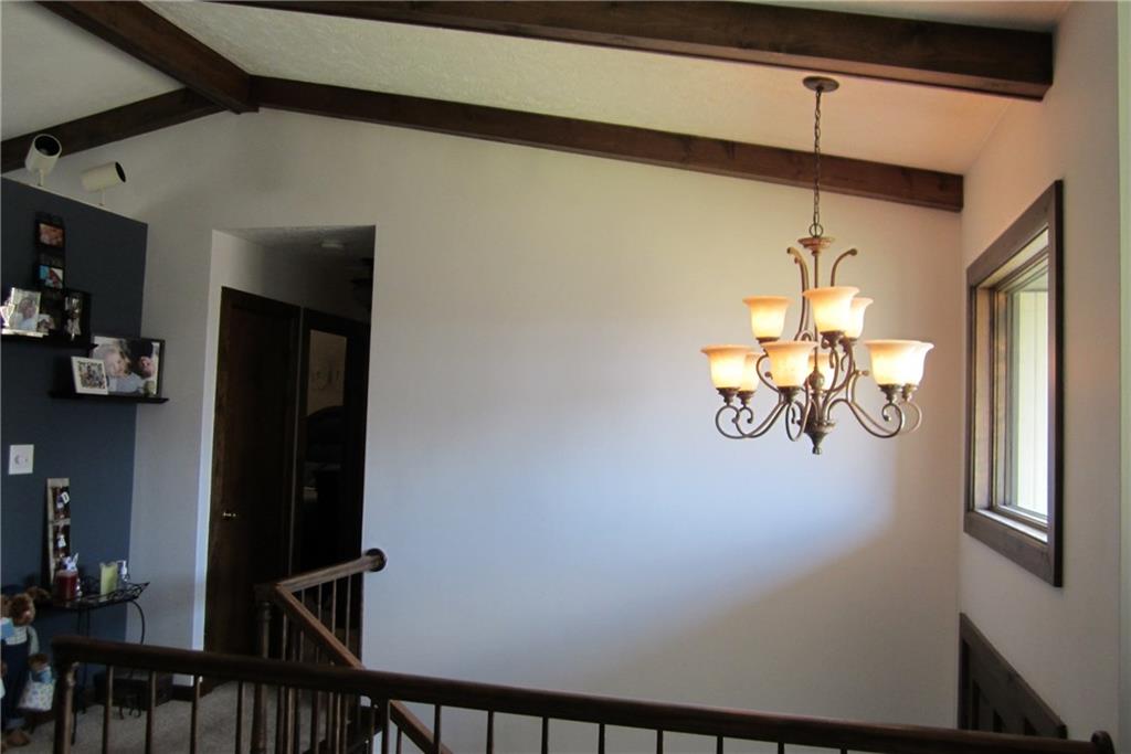 158 Craft Washington, PA 15301 - Photo 8 of 25 Entry with updated lighting. Beamed cathedral ceilings add character to this home.