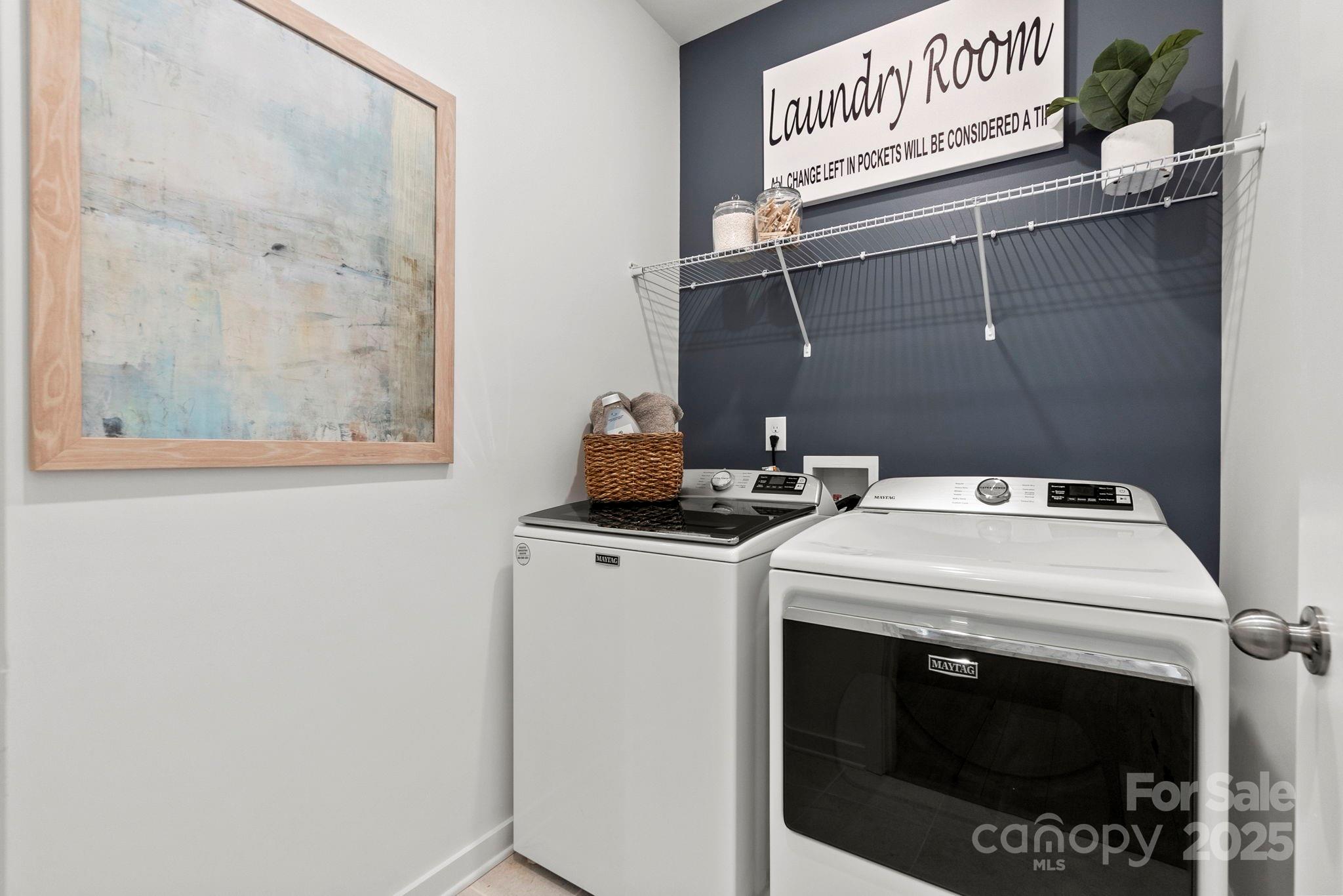 2573 Blue Sky Mdws Drive Monroe, NC 28110 - Photo 5 of 45 a utility room with dryer and washer