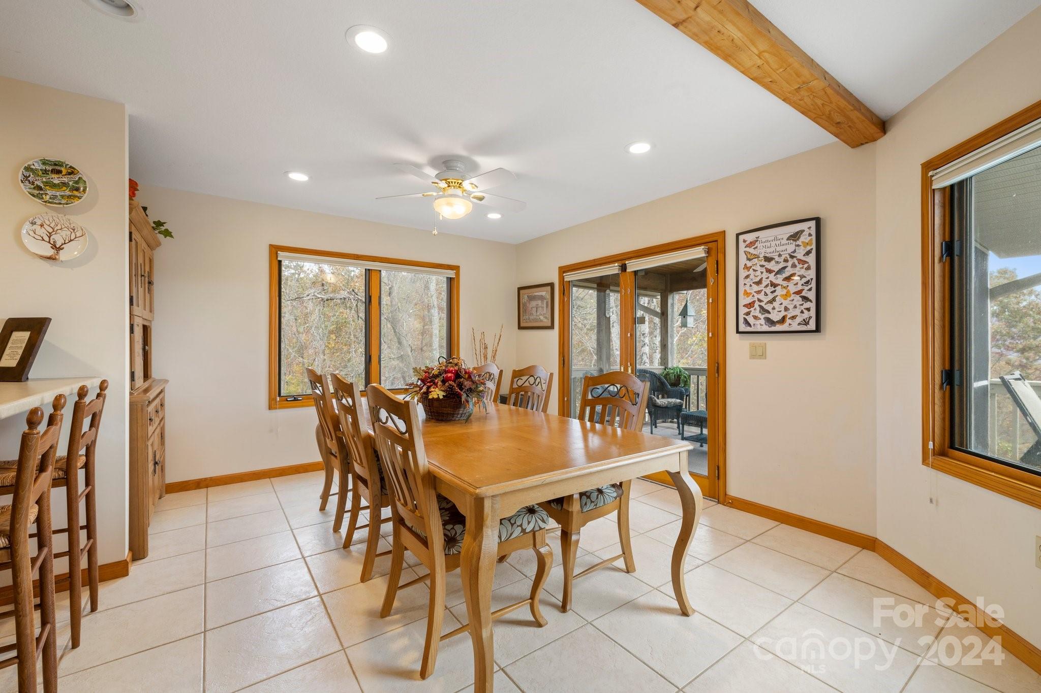 425 Turkey Run Bryson City, NC 28713 - Photo 15 of 47 a dining room with furniture and window