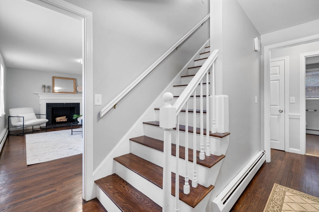 98 West Street Georgetown, MA 01833 - Photo 24 of 39 a view of entryway and hall with wooden floor