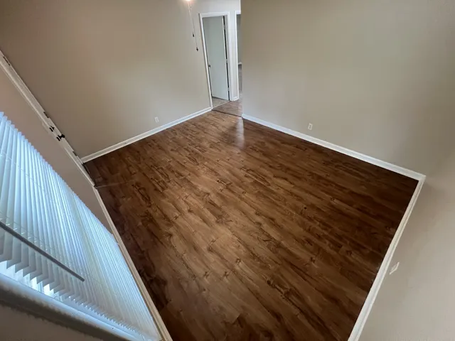 a view of wooden floor