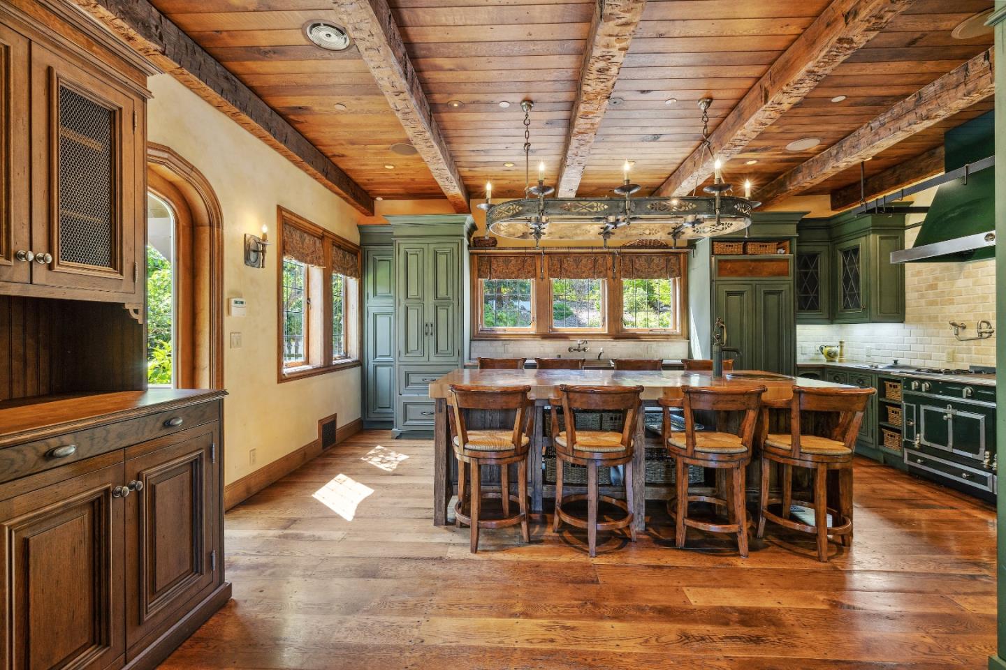 446 El Arroyo Road Hillsborough, CA 94010 - Photo 11 of 32 a view of a kitchen with lots of counter top space