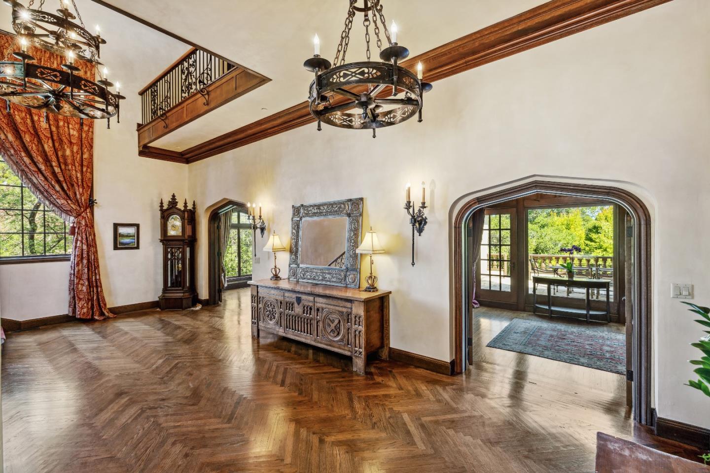 446 El Arroyo Road Hillsborough, CA 94010 - Photo 5 of 32 a view of livingroom with furniture and windows