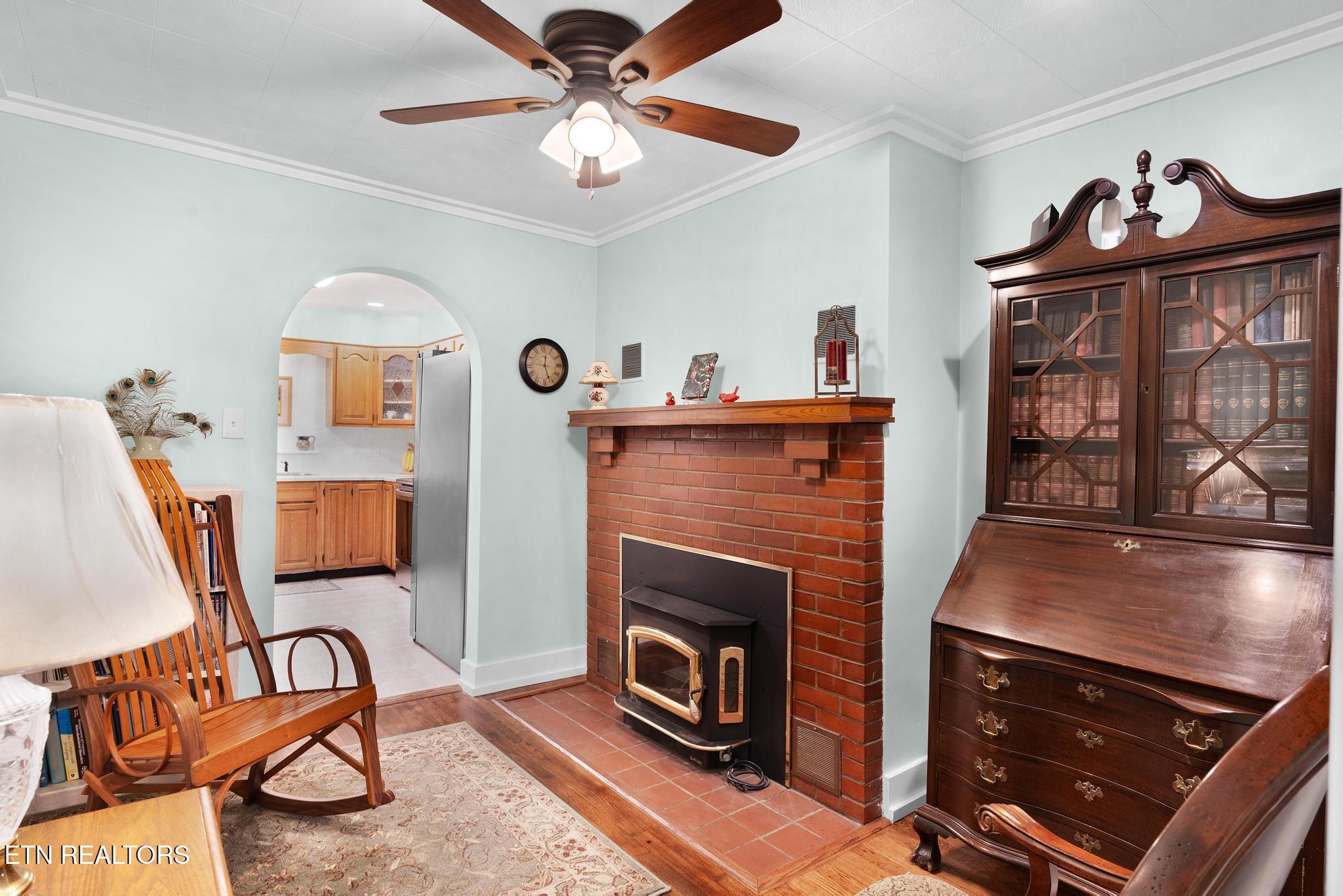 800 Brown Mountain Loop Road Knoxville, TN 37920 - Photo 17 of 45 Wood Burning Fireplace