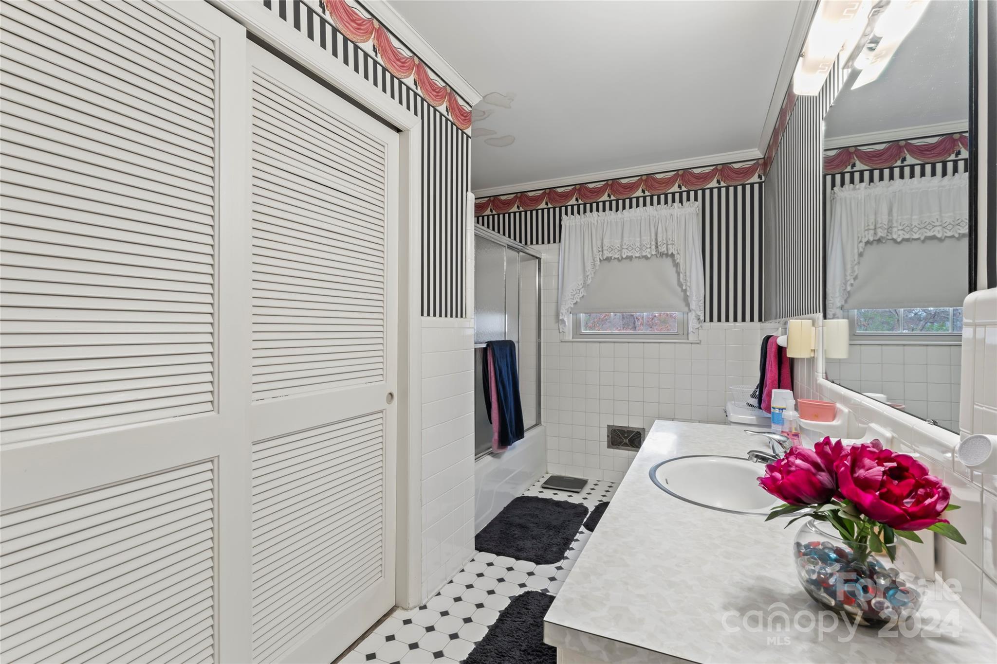 950 Arrowhead Drive Rock Hill, SC 29730 - Photo 22 of 38 a bathroom with a granite countertop sink and a mirror
