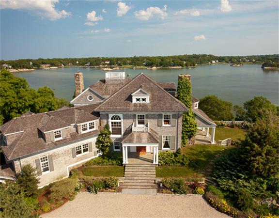 63 Nichols Road Cohasset, MA 02025 - Photo 2 of 22 a view of a city with a lake view