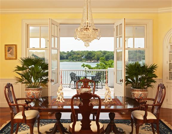63 Nichols Road Cohasset, MA 02025 - Photo 4 of 22 a view of a dining room with furniture window and outside view