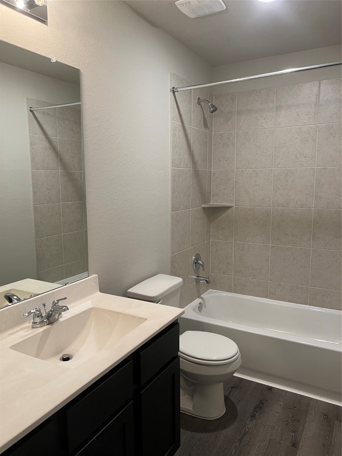 5603 Brooklyn Rose Drive Rosharon, TX 77583 - Photo 10 of 11 a bathroom with a sink a toilet and a bathtub