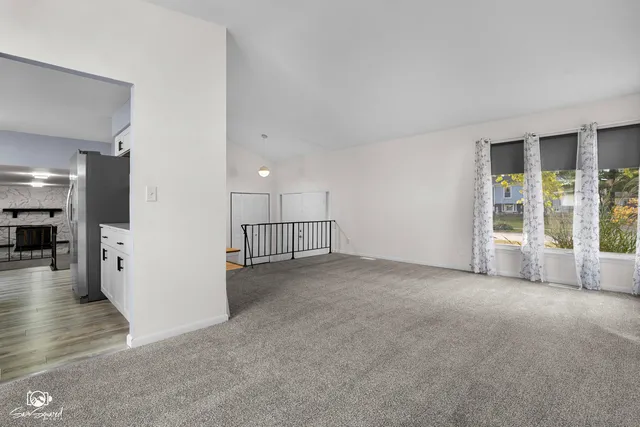 a view of an empty room