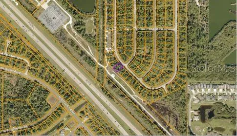 a large stone with glass door