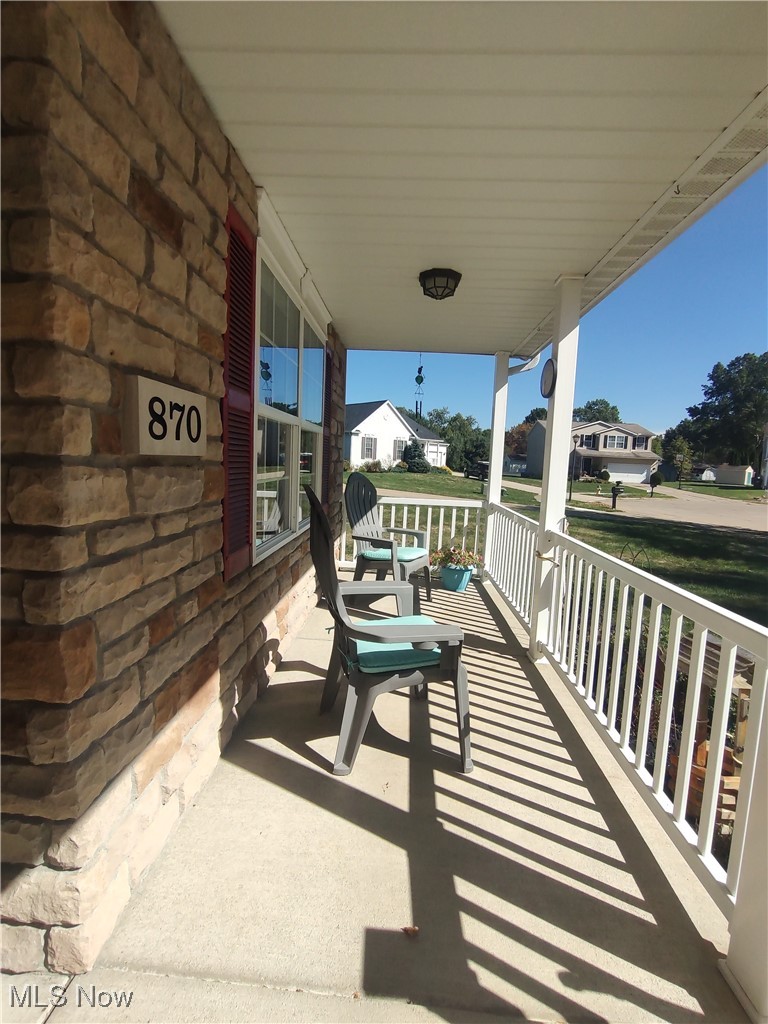 870 Susan Road Ravenna, OH 44266 - Photo 4 of 35 View of covered porch