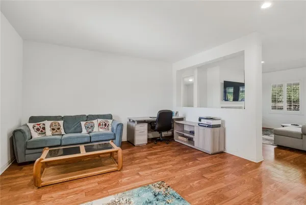 a bedroom with furniture and a couch