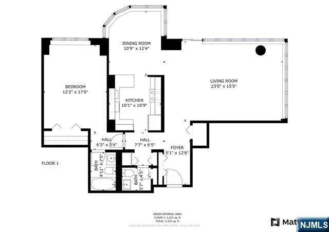 $488,000 | 100 Carlyle Drive, Unit 5DN, Cliffside Park, NJ 07010
