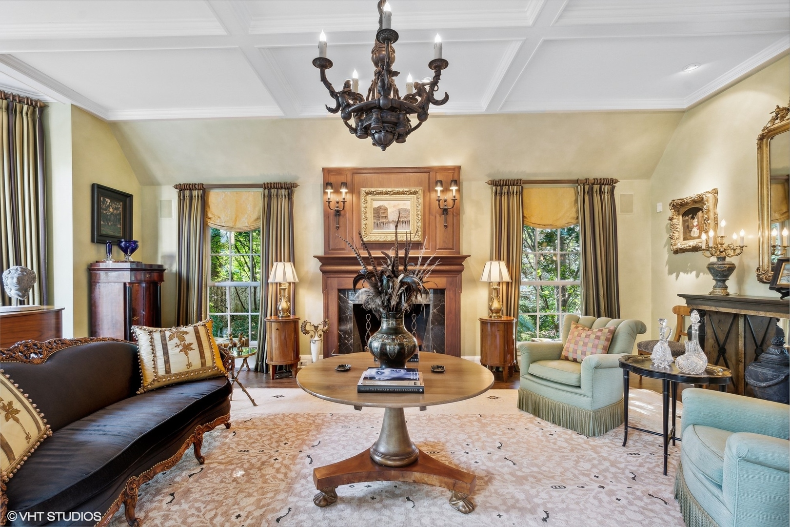 796 East Deerpath Road Lake Forest, IL 60045 - Photo 12 of 60 a view of a livingroom with couch and a chandelier