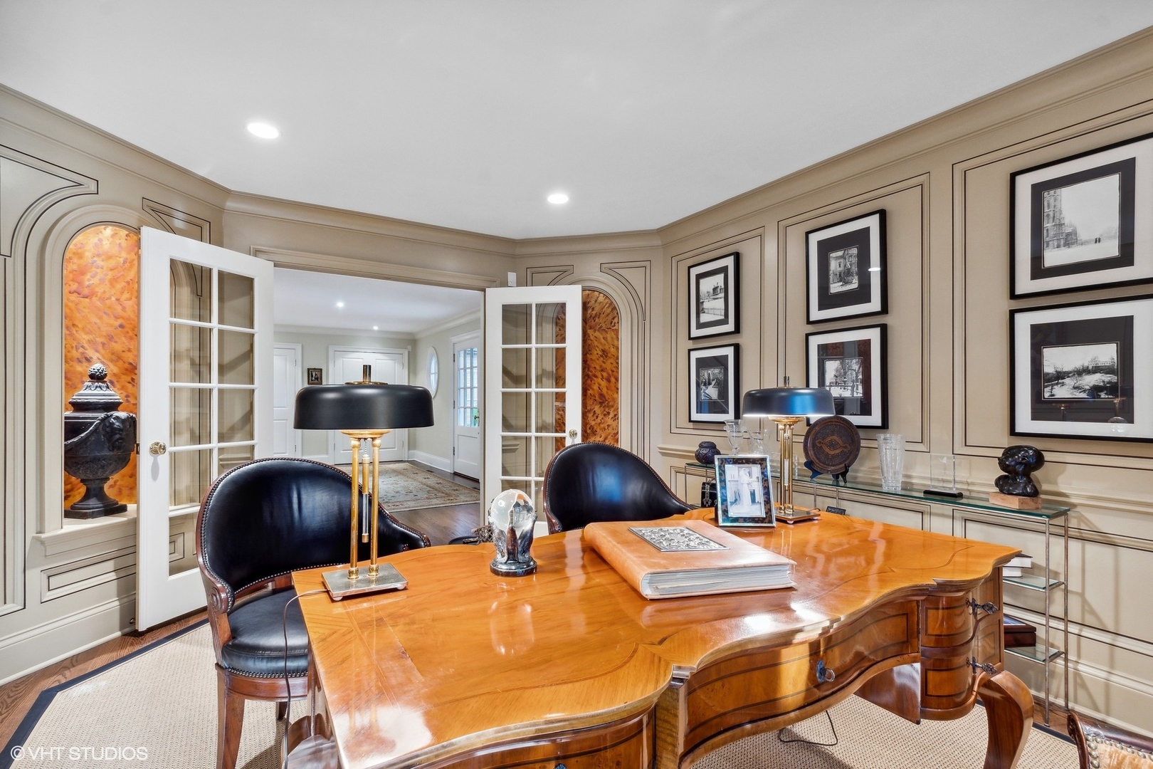 796 East Deerpath Road Lake Forest, IL 60045 - Photo 14 of 60 a bedroom with furniture and a large window