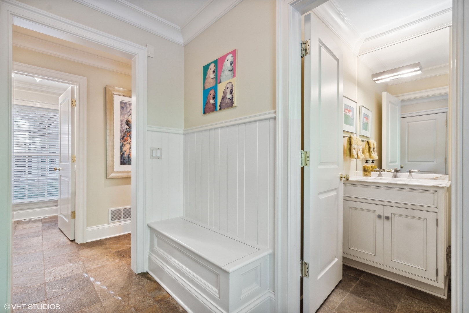796 East Deerpath Road Lake Forest, IL 60045 - Photo 30 of 60 a spacious bathroom with a shower and a sink