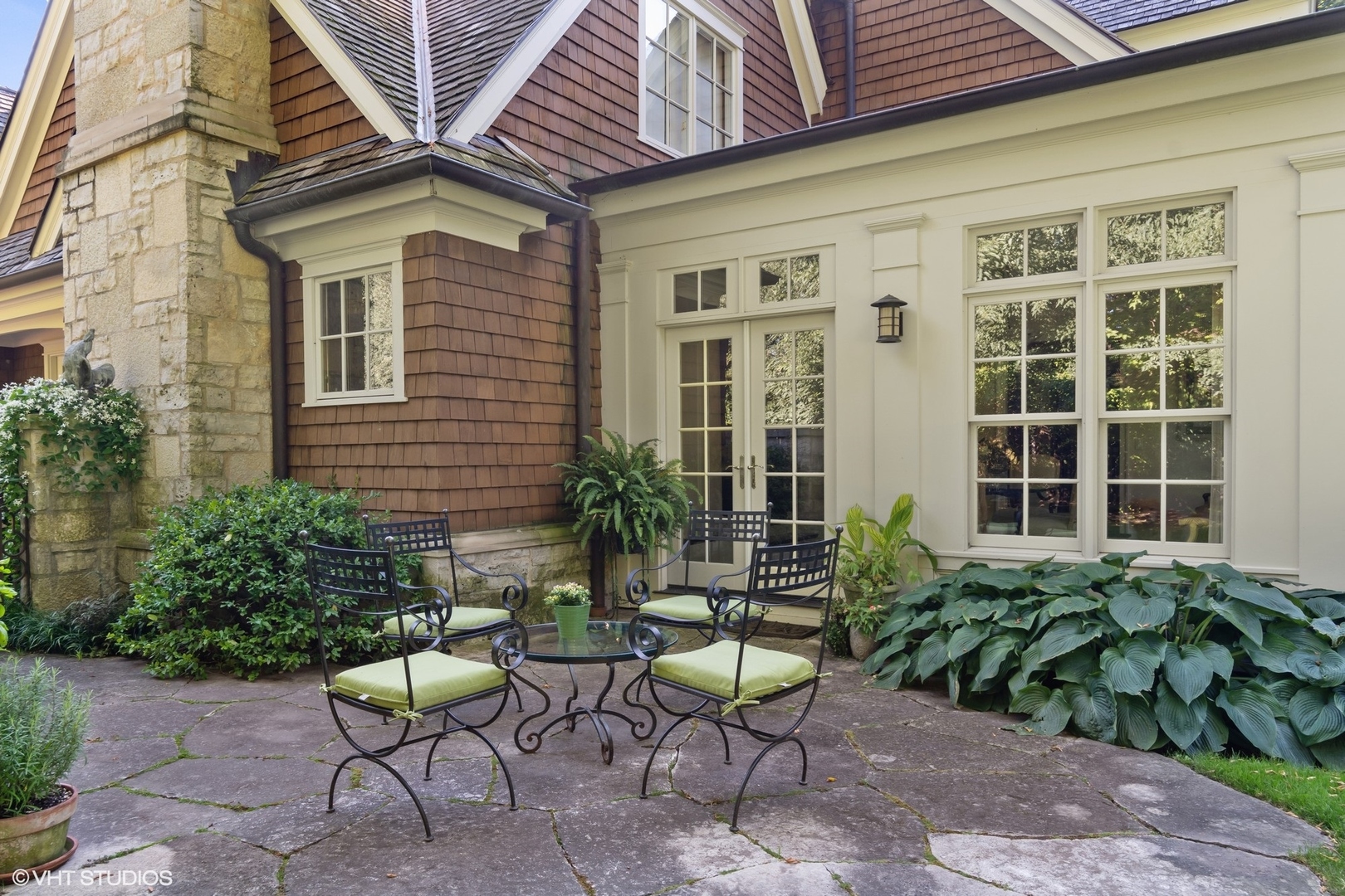 796 East Deerpath Road Lake Forest, IL 60045 - Photo 57 of 60 a view of outdoor seating area with potted plants