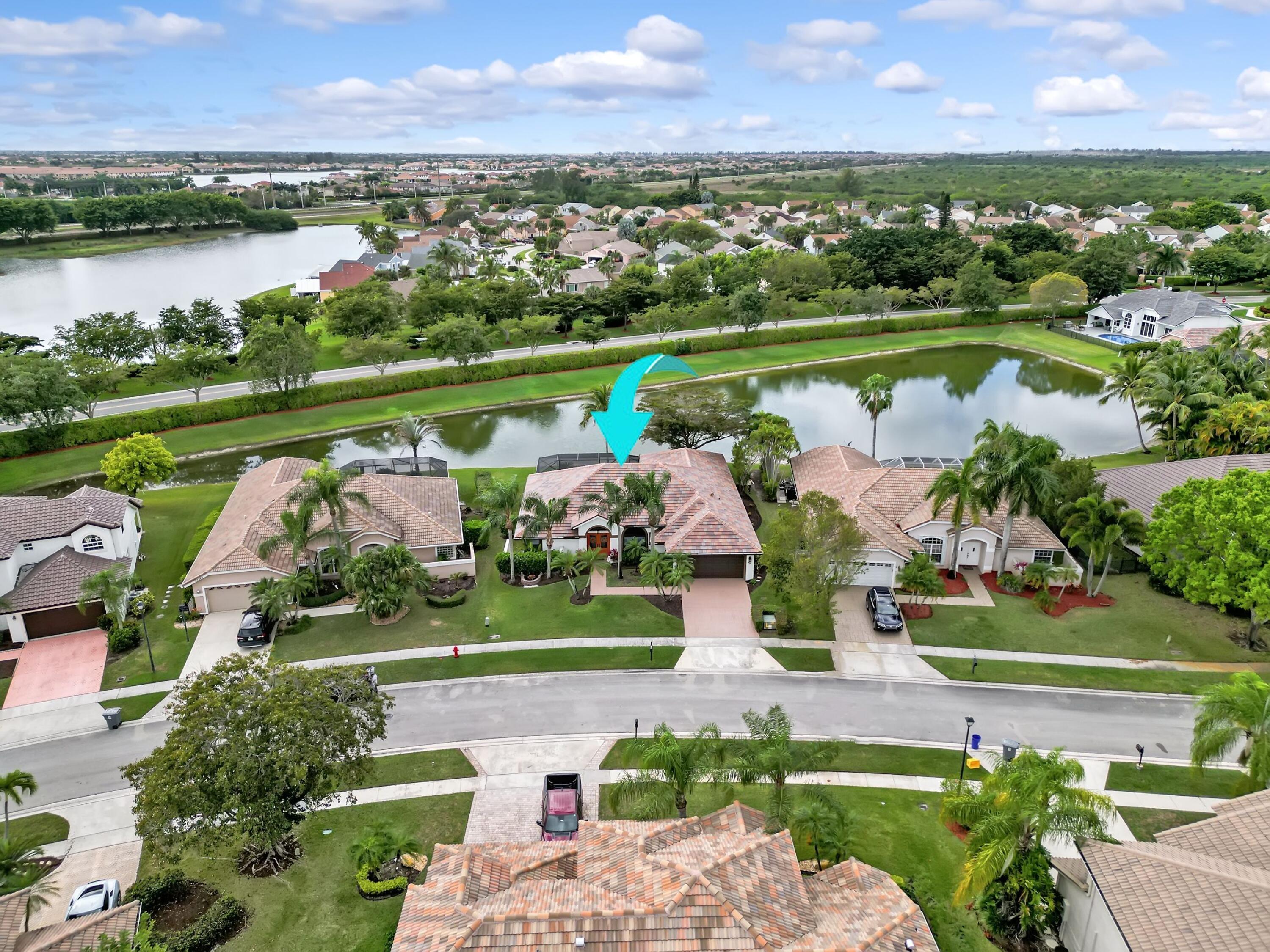 22348 Collington Drive Boca Raton, FL 33428 - Photo 2 of 34 ARIEL VIEW
