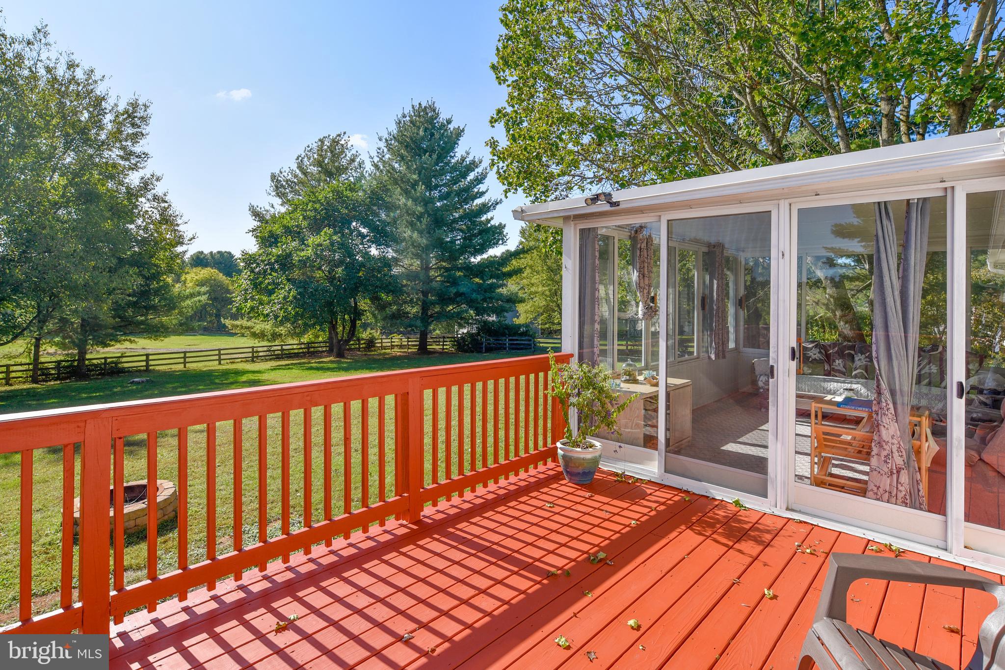 9583 Routts Hill Road Warrenton, VA 20186 - Photo 26 of 36 Large Back Deck off of Screened in Porch