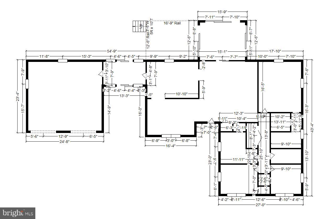 9583 Routts Hill Road Warrenton, VA 20186 - Photo 36 of 36 Dimension Floor Plan of Home