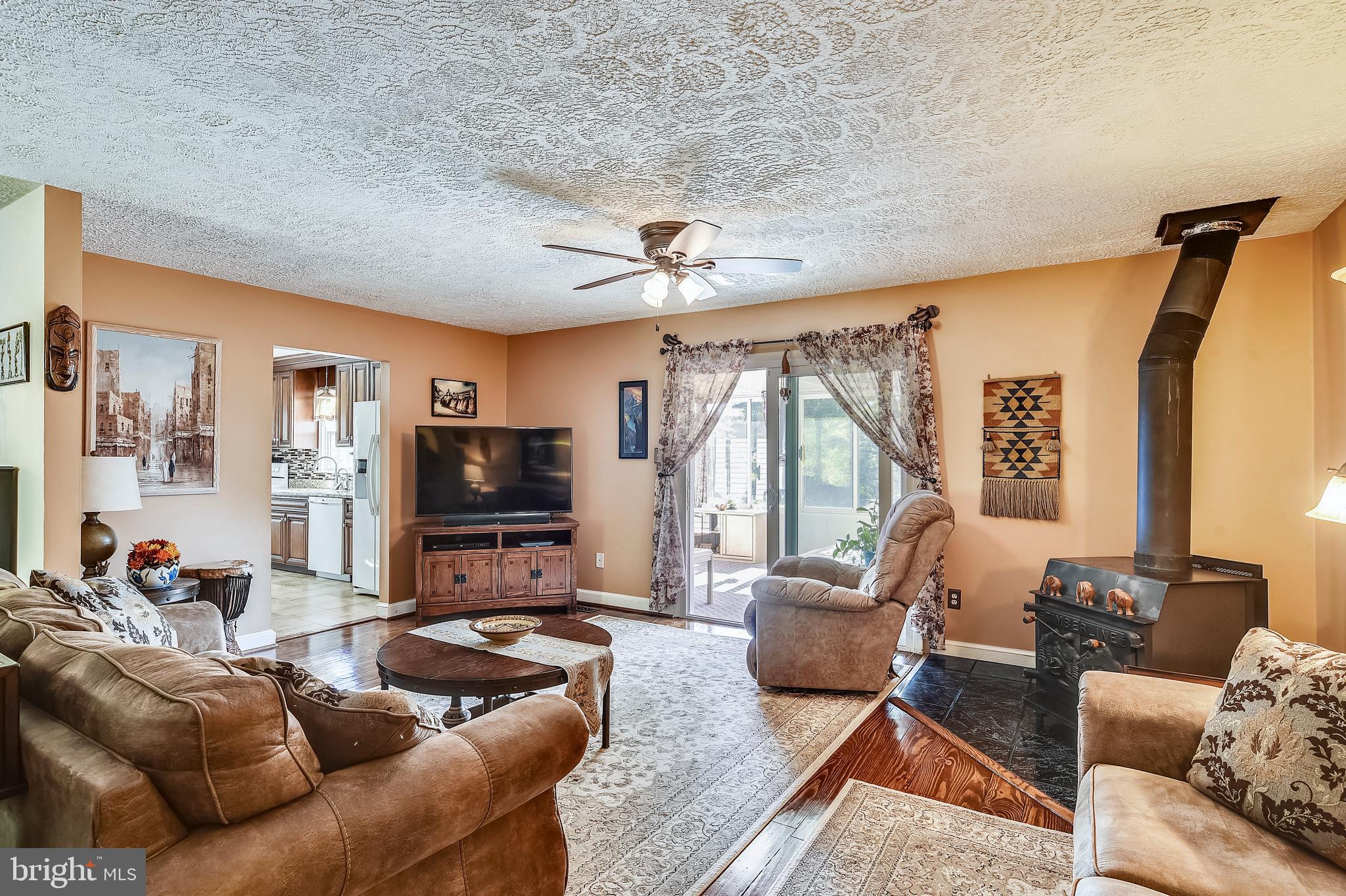 9583 Routts Hill Road Warrenton, VA 20186 - Photo 9 of 36 Large Living Room with Gas Stove