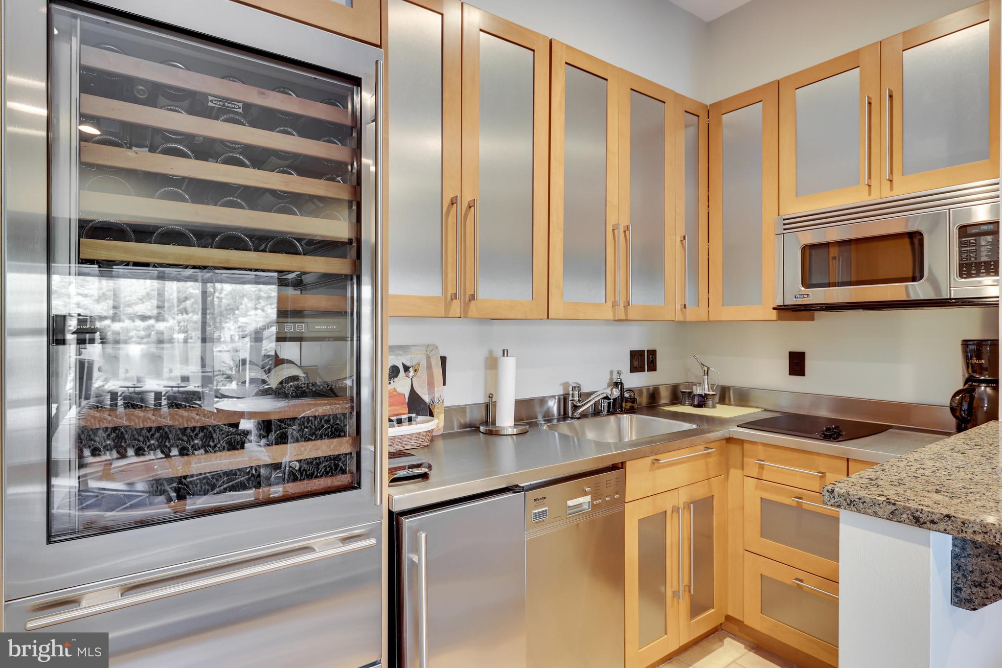 2202 Spinnaker Court Reston, VA 20191 - Photo 85 of 137 LL Kitchen has refrigerator drawers & wine fridge.