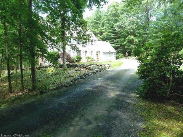 45 Scully Road Somers, CT 06071 - Photo 1 of 1 Exterior Front. Inviting country drive.
