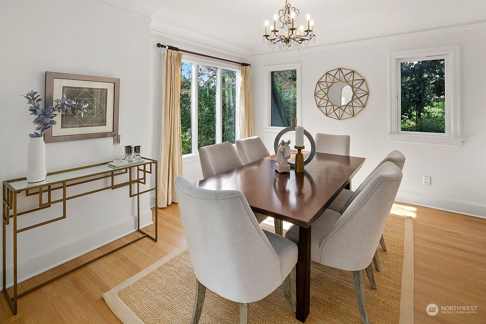 1908 Northeast Naomi Place Seattle, WA 98115 - Photo 7 of 30 a view of a dining room with furniture and a large window