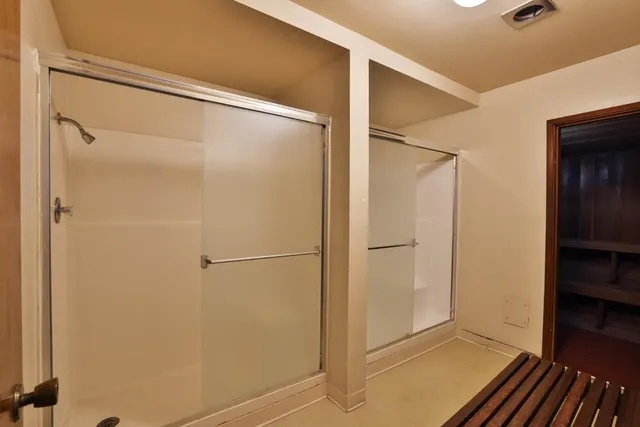 a view of a walk in closet