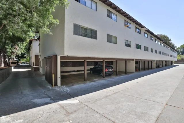 a view of a house with a balcony