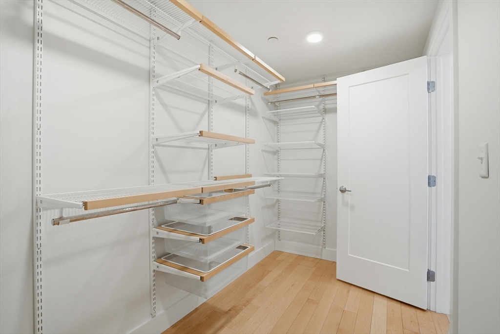 7 Beech Street, Unit 211 Cambridge, MA 02140 - Photo 13 of 17 a view of walk in closet with empty racks