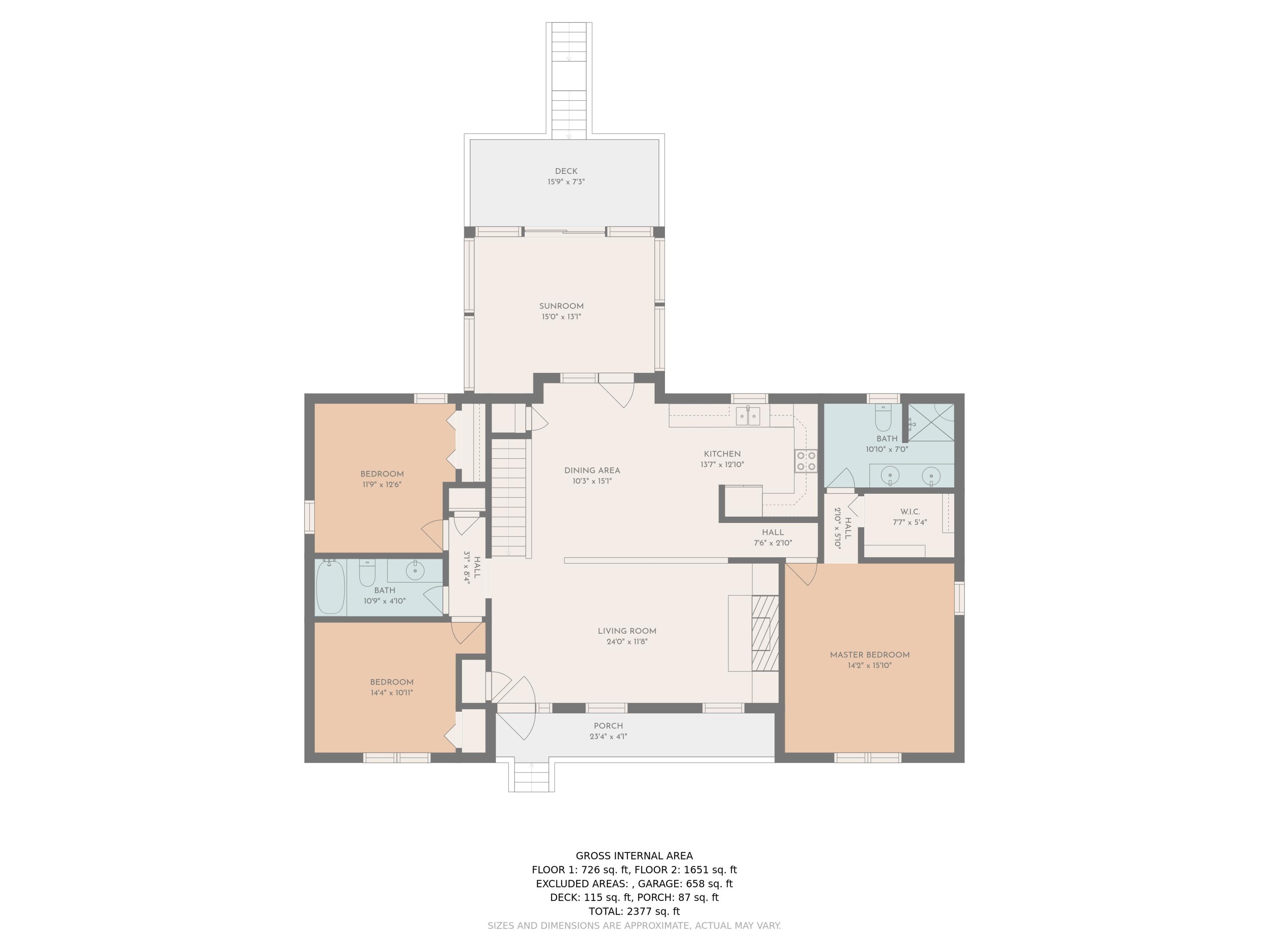 3700 Rte 3004 Roanoke, VA 24012 - Photo 39 of 40 Main Level Floor Plan